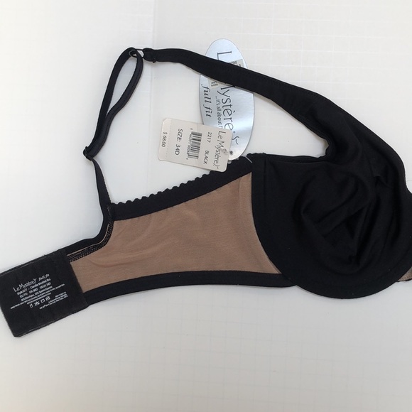 Le Mystere - Black lacy bra 34D - New With Tags - Picture 14 of 16